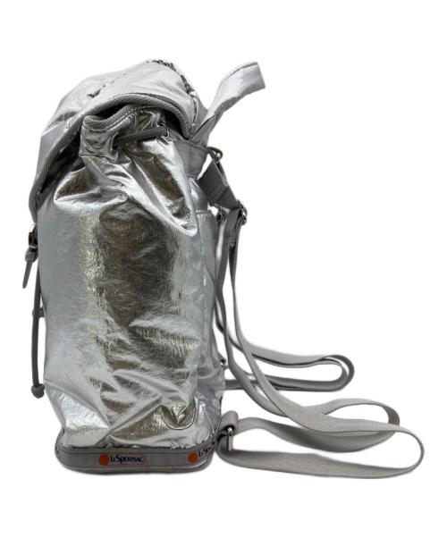 LeSportsac（レスポートサック）LeSportsac (レスポートサック) PUFFY BACKPACK シルバーの古着・服飾アイテム