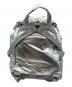 LeSportsac（レスポートサック）の古着「PUFFY BACKPACK」｜シルバー
