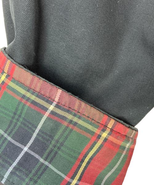 POLO RALPH LAUREN（ポロ・ラルフローレン）POLO RALPH LAUREN (ポロ・ラルフローレン) 裏地チェックスイングトップ ブラック サイズ:Mの古着・服飾アイテム