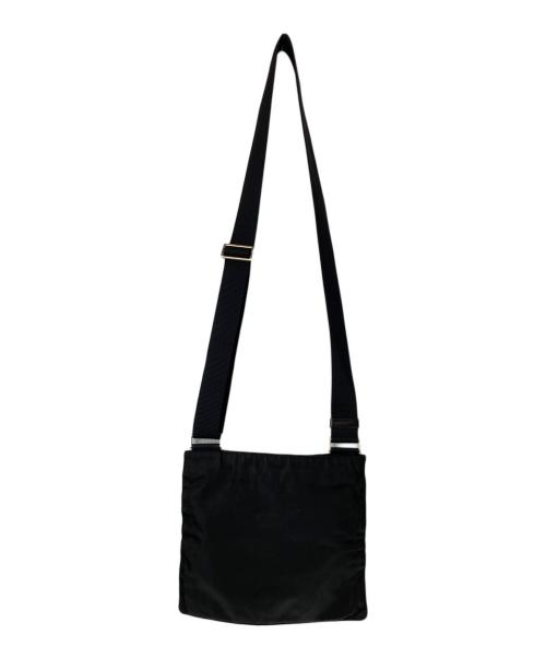 PRADA（プラダ）PRADA (プラダ) ナイロンショルダーバッグ ブラックの古着・服飾アイテム