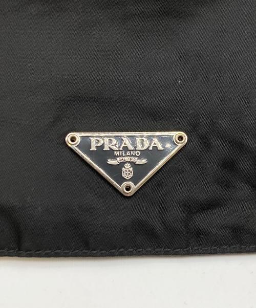PRADA（プラダ）PRADA (プラダ) ナイロンショルダーバッグ ブラックの古着・服飾アイテム