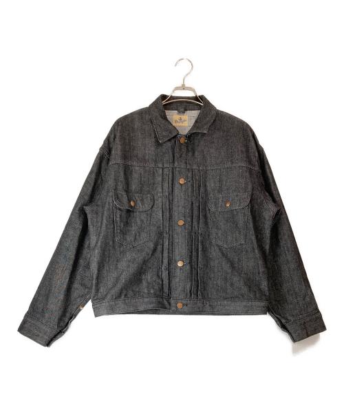 Wrangler（ラングラー）Wrangler (ラングラー) ブラックデニムジャケット ブラック サイズ:Ⅼの古着・服飾アイテム