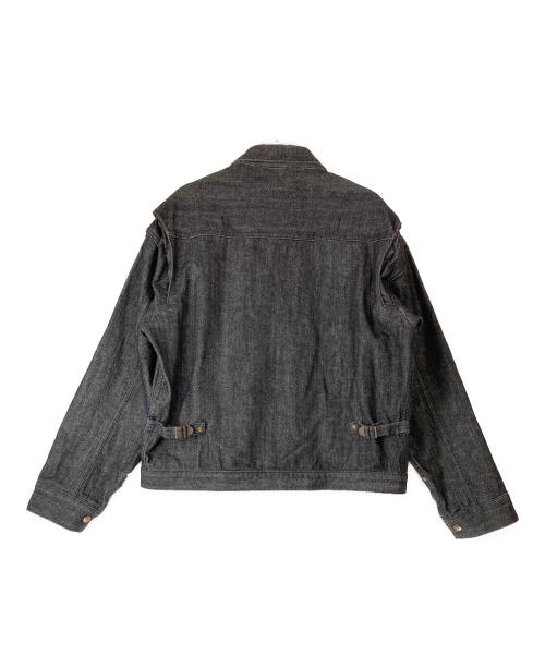 Wrangler（ラングラー）Wrangler (ラングラー) ブラックデニムジャケット ブラック サイズ:Ⅼの古着・服飾アイテム