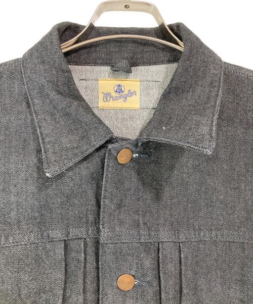 Wrangler（ラングラー）Wrangler (ラングラー) ブラックデニムジャケット ブラック サイズ:Ⅼの古着・服飾アイテム