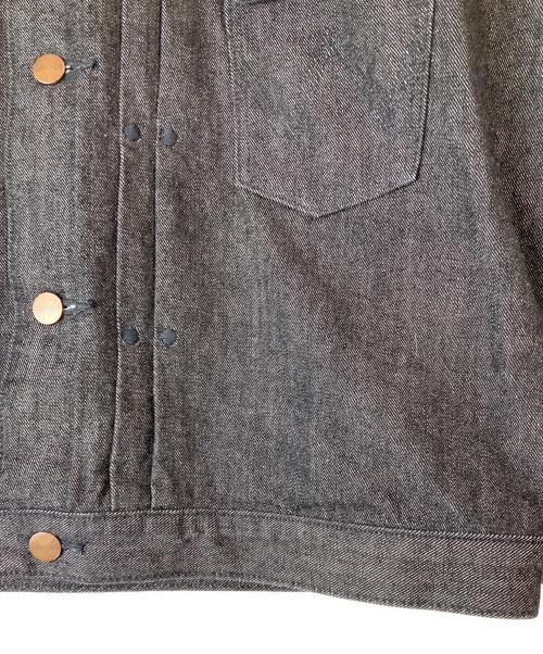 Wrangler（ラングラー）Wrangler (ラングラー) ブラックデニムジャケット ブラック サイズ:Ⅼの古着・服飾アイテム