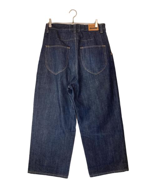 JUNYA WATANABE COOME des GARCONS  DENIM（ジュンヤワタナベ コムデギャルソン デニム）JUNYA WATANABE COOME des GARCONS  DENIM (ジュンヤワタナベ コムデギャルソン デニム) ワイドタックデニムパンツ インディゴ サイズ:Ｍの古着・服飾アイテム