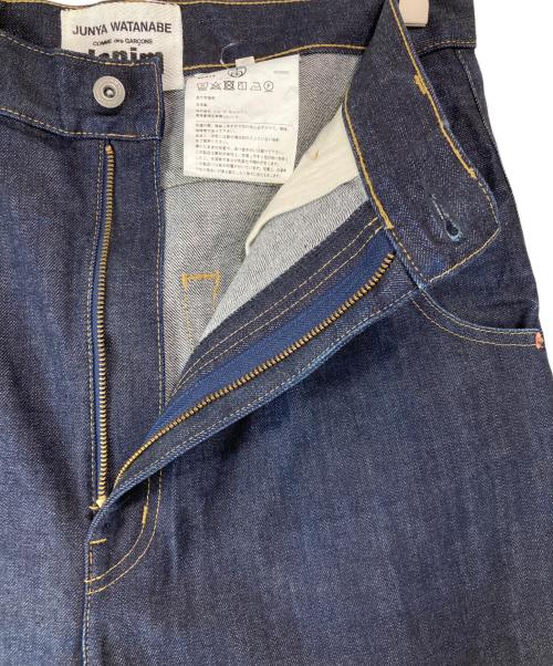 JUNYA WATANABE COOME des GARCONS  DENIM（ジュンヤワタナベ コムデギャルソン デニム）JUNYA WATANABE COOME des GARCONS  DENIM (ジュンヤワタナベ コムデギャルソン デニム) ワイドタックデニムパンツ インディゴ サイズ:Ｍの古着・服飾アイテム