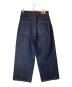 JUNYA WATANABE COOME des GARCONS  DENIM (ジュンヤワタナベ コムデギャルソン デニム) ワイドタックデニムパンツ インディゴ サイズ:Ｍ：18000円
