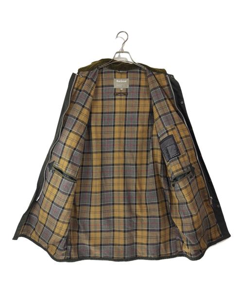 Barbour（バブアー）Barbour (バブアー) MARGARET HOWELL (マーガレットハウエル) SL BORDER/オイルドコート グリーン サイズ:Lの古着・服飾アイテム