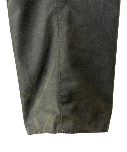 Barbour（バブアー）Barbour (バブアー) MARGARET HOWELL (マーガレットハウエル) SL BORDER/オイルドコート グリーン サイズ:Lの古着・服飾アイテム