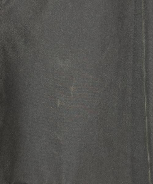 Barbour（バブアー）Barbour (バブアー) MARGARET HOWELL (マーガレットハウエル) SL BORDER/オイルドコート グリーン サイズ:Lの古着・服飾アイテム