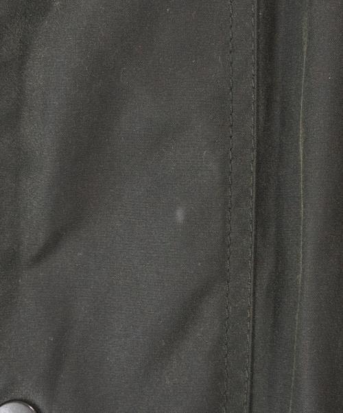 Barbour（バブアー）Barbour (バブアー) MARGARET HOWELL (マーガレットハウエル) SL BORDER/オイルドコート グリーン サイズ:Lの古着・服飾アイテム