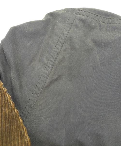 Barbour（バブアー）Barbour (バブアー) MARGARET HOWELL (マーガレットハウエル) SL BORDER/オイルドコート グリーン サイズ:Lの古着・服飾アイテム