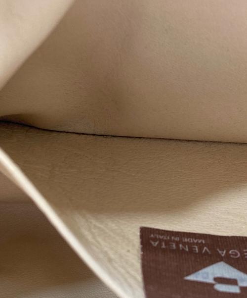 BOTTEGA VENETA（ボッテガベネタ）BOTTEGA VENETA (ボッテガベネタ) イントレチャートハンドバッグ ベージュの古着・服飾アイテム