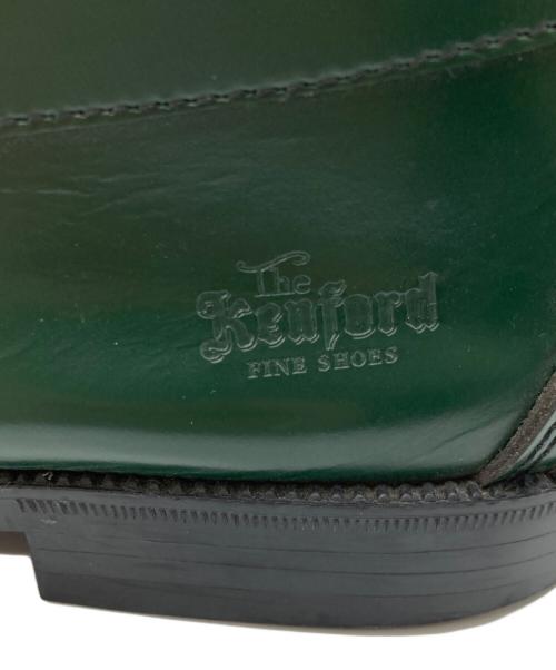 kenford（ケンフォード）kenford (ケンフォード) バイカラーローファー グリーン×アイボリー サイズ:26　1/2の古着・服飾アイテム