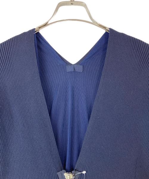 sacai（サカイ）sacai (サカイ) デニムドッキングジップカーディガン ネイビー サイズ:3の古着・服飾アイテム