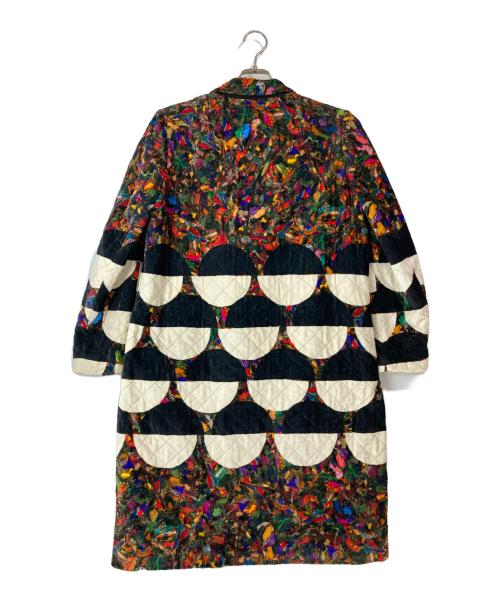 DRIES VAN NOTEN（ドリスヴァンノッテン）DRIES VAN NOTEN (ドリスヴァンノッテン) 17AW総柄ベロアコート マルチカラー サイズ:40の古着・服飾アイテム