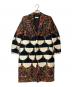 DRIES VAN NOTEN（ドリスヴァンノッテン）の古着「17AW総柄ベロアコート」｜マルチカラー