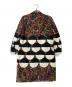 DRIES VAN NOTEN (ドリスヴァンノッテン) 17AW総柄ベロアコート マルチカラー サイズ:40：40000円