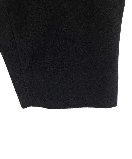 Burberry's（バーバリーズ）Burberry's (バーバリーズ) ノーカラアンゴラコート ネイビー サイズ:SIZE 13の古着・服飾アイテム