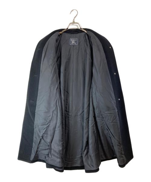 Burberry's（バーバリーズ）Burberry's (バーバリーズ) ノーカラアンゴラコート ネイビー サイズ:SIZE 13の古着・服飾アイテム