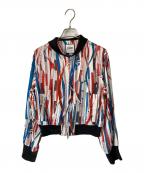 Jean Paul GAULTIERジャンポールゴルチェ）の古着「メジャー柄ボンバージャケット」｜マルチカラー