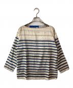 Jean Paul GAULTIERジャンポールゴルチェ）の古着「メジャー柄ブラウス」｜ベージュ
