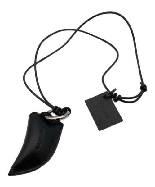 KIKIITO（キキイトウ）KIKIITO (キキイトウ) OMAMORI - Black Leather ブラックの古着・服飾アイテム
