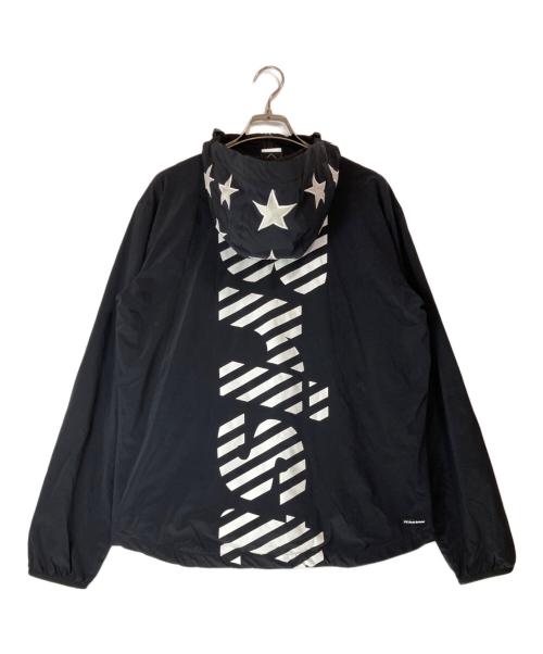 F.C.R.B.（エフシーレアルブリストル）F.C.R.B. (エフシーレアルブリストル) LYCRA BIG LOGO ZIP UP BLOUSON ブラック サイズ:Lの古着・服飾アイテム