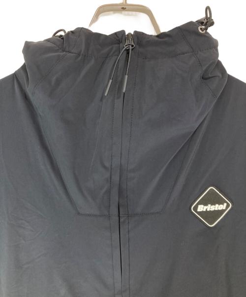 F.C.R.B.（エフシーレアルブリストル）F.C.R.B. (エフシーレアルブリストル) LYCRA BIG LOGO ZIP UP BLOUSON ブラック サイズ:Lの古着・服飾アイテム