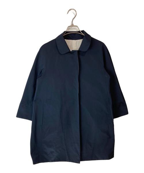 'S Max Mara（エスマックスマーラ）'S Max Mara (エスマックスマーラ) コットンナイロンリバーシブルショートコート ネイビー サイズ: 38の古着・服飾アイテム