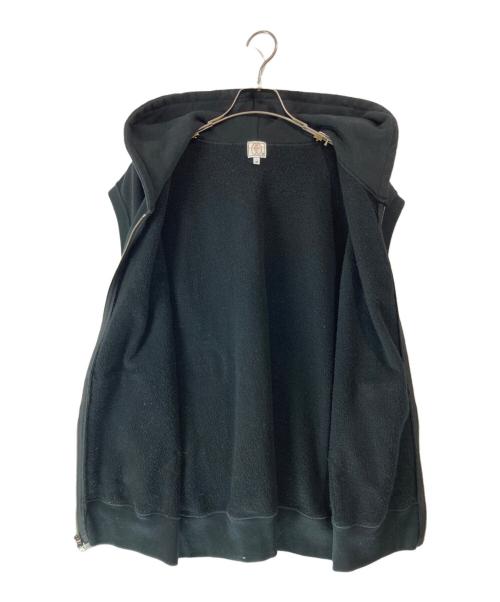 A BATHING APE（アベイシングエイプ）A BATHING APE (アベイシングエイプ) ラインストーン スリーブレスパーカー ブラック サイズ:Mの古着・服飾アイテム