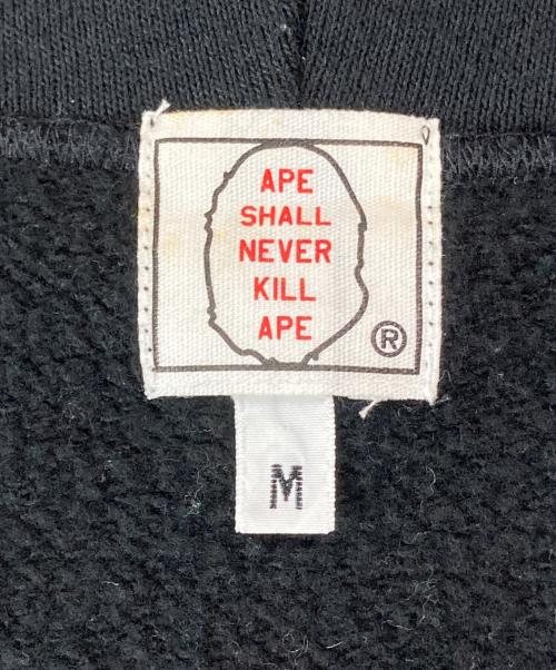 A BATHING APE（アベイシングエイプ）A BATHING APE (アベイシングエイプ) ラインストーン スリーブレスパーカー ブラック サイズ:Mの古着・服飾アイテム