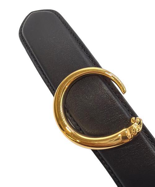 Cartier（カルティエ）Cartier (カルティエ) パンテールショルダーバッグ ブラックの古着・服飾アイテム