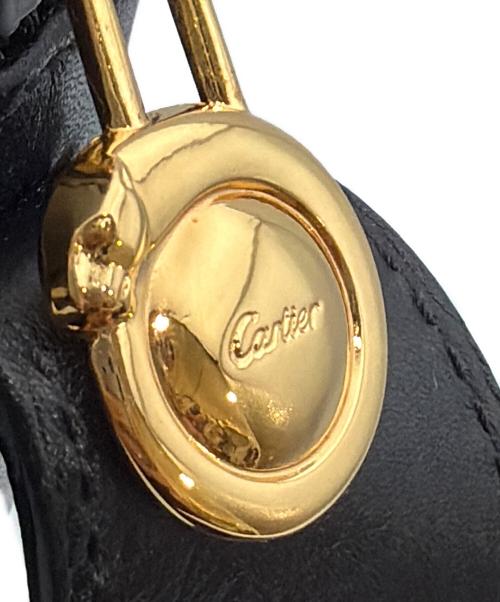 Cartier（カルティエ）Cartier (カルティエ) パンテールショルダーバッグ ブラックの古着・服飾アイテム