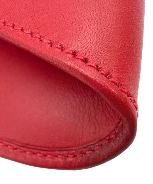 Cartier（カルティエ）Cartier (カルティエ) パンテールボタンレザーケース レッドの古着・服飾アイテム