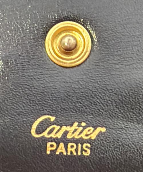 Cartier（カルティエ）Cartier (カルティエ) パンテールボタンレザーケース レッドの古着・服飾アイテム