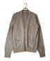 MAISON KITSUNE（メゾンキツネ）の古着「FOX HEAD PATCH CLASSIC CARDIGAN」｜ベージュ
