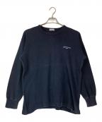 COMME des GARCONS HOMMEコムデギャルソン オム）の古着「80s ロゴカットソー」｜ネイビー