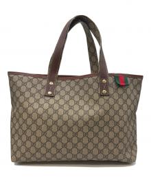 GUCCI（グッチ）の古着「GGスプリームシェリーライントートバッグ」｜ベージュ