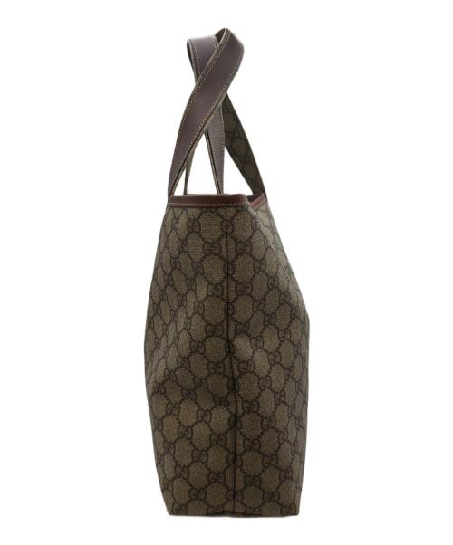 GUCCI（グッチ）GUCCI (グッチ) GGスプリームシェリーライントートバッグ ベージュの古着・服飾アイテム