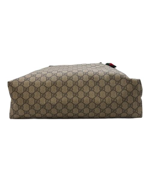 GUCCI（グッチ）GUCCI (グッチ) GGスプリームシェリーライントートバッグ ベージュの古着・服飾アイテム
