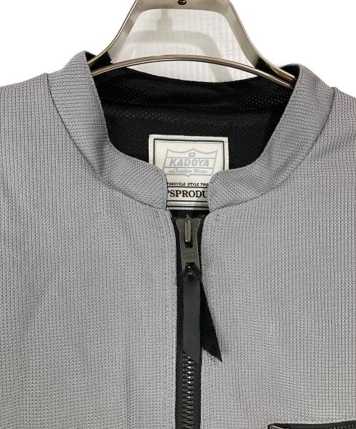 KADOYA（カドヤ）KADOYA (カドヤ) ファブリックジャケット グレー サイズ:L 未使用品の古着・服飾アイテム
