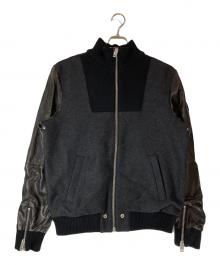 DIESEL（ディーゼル）の古着「切替ブルゾン」｜ブラック