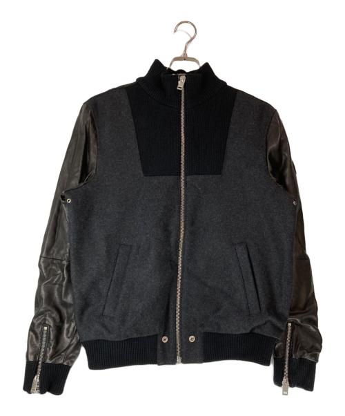 DIESEL（ディーゼル）DIESEL (ディーゼル) 切替ブルゾン ブラック サイズ:L 未使用品の古着・服飾アイテム