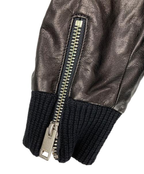 DIESEL（ディーゼル）DIESEL (ディーゼル) 切替ブルゾン ブラック サイズ:L 未使用品の古着・服飾アイテム