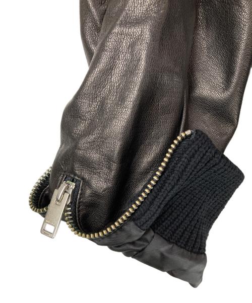 DIESEL（ディーゼル）DIESEL (ディーゼル) 切替ブルゾン ブラック サイズ:L 未使用品の古着・服飾アイテム