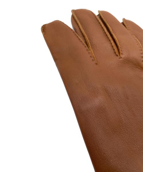 HERMES（エルメス）HERMES (エルメス) ラムレザーグローブ ブラウンの古着・服飾アイテム
