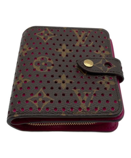 LOUIS VUITTON（ルイ ヴィトン）LOUIS VUITTON (ルイ ヴィトン) コンパクトウォレット ブラウン・ピンクの古着・服飾アイテム