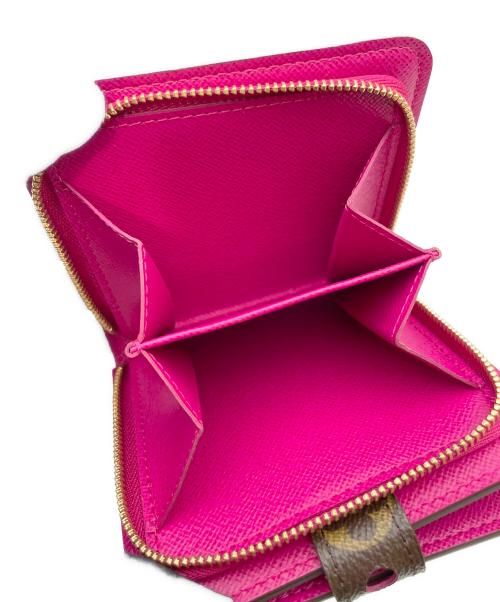 LOUIS VUITTON（ルイ ヴィトン）LOUIS VUITTON (ルイ ヴィトン) コンパクトウォレット ブラウン・ピンクの古着・服飾アイテム